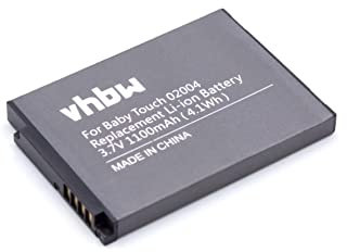 vhbw Akku kompatibel mit Luvion 88 Essential Babyphone Babytalker (1100 mAh, 3,7 V, Li-Ion)