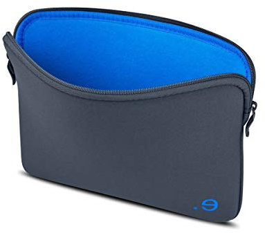 Be.ez - 101286 - Housse LA robe GRAPHITE pour MacBook Pro et ordinateurs portables 12 - Gris/Bleu