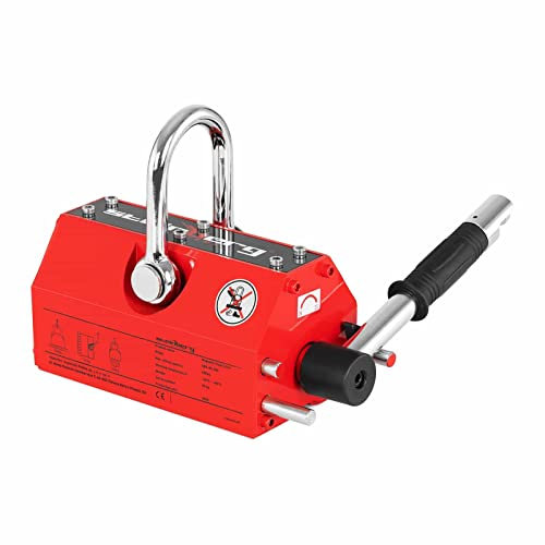 Steinberg Systems Magnetheber 500 kg Hebeleistung / 1500 kg Zugkraft -40° bis 80° C Abschaltefunktion via manuellen Hebel Aufhängeöse Lasthebemagnet Hebemagnet starker Magnet