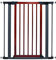 MidWest Homes for Pets Steel Pet Gate w/ Textured Graphite Frame & Decorative Wood Door, 73.66-99.06 centimeters; Decoractive Wood; 2939SG-WD