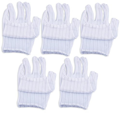 eastar 5Pairs Nylon antistatische Antirutsch-Handschuhe Nylon ESD PC Computer Reparatur Elektronik Working
