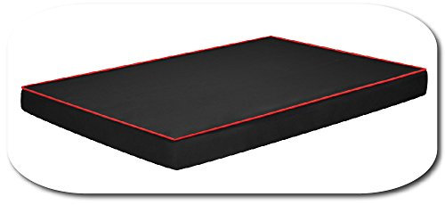 FORTISLINE Hundematte Hundebett OAHU Plus 2 Größen 4 Farben (XL - 120x80x8cm, Rot)