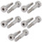 sourcing map 10Stk. 304 Edelstahl Schulterbolzen 5mm Dmr. 12mm Schulterlänge M4 Gewinde de