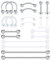 D.Bella Industrial Piercing Retainer Knorpel Helix Daith Tragus Ohrringe Augenbraue Septum Piercing Lippe Medusa Stud Set