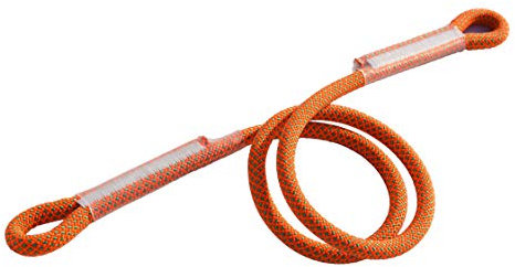 9.5 mm x 1 m Prusik Cord, 3/8 x 40 inch Tree Climbing Rope Prusik Loop Cord (Orange)