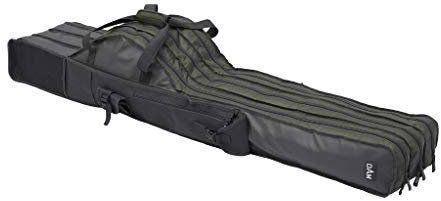 DAM Rutentasche gepolstert mit DREI Fächern, Länge von 1,10m - 1,90m wählbar, aus 100% Polyester, Modell 2019 (Länge 1,90m)