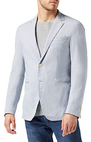 Daniel Hechter Herren Jacket NOS U. L. ECO Blazer, Blau (Steel Blue 640), (Herstellergröße: 52)