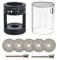 3mirrors Aluminum Tungsten Electrode Sharpener Grinder Head TIG Welding Tool 24 Guides, 24 Multi-Angle & Offsets, Full-Featured Tool w/Dust Housing, Healthy Version