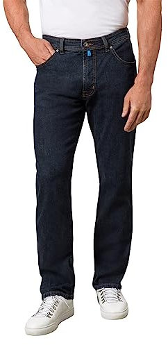 Pierre Cardin Herren 5-Pocket Dijon Jeans, Dark Blue Stonewash, 36W / 34L