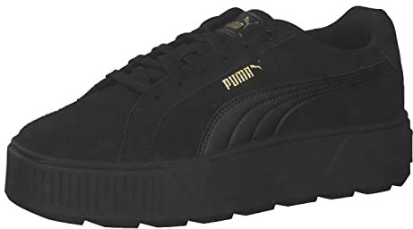 PUMA Damen Karmen Sneaker, Black Team Gold, 37 EU