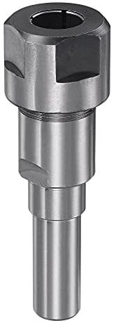 sourcing map Router Collet Extension Rod Converter Adapter 12.7mm (1/2) to 12.7mm(1/2) for CNC Engraving Machine Woodworking Milling Bit