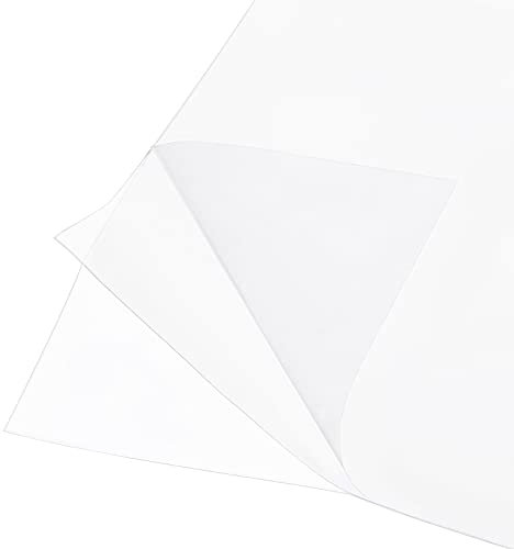 BENECREAT - Hojas de cinta adhesiva de doble cara, tamaño A4, 25 piezas, 30 x 21 cm, hoja de grifo adhesiva de PET sólida para la fabricación de álbumes de fotos de artesanías, 0,1 mm de grosor