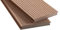 WPC Terrassendielen Massiv Dielen - Komplett-Set Hellbraun | 50 m² (5m x 10m) Holz-Brett Dielen | Boden-Fliesen + Unterkonstruktion & Clips | Balkon Boden-Belag + rutschfest + witterungsbeständig