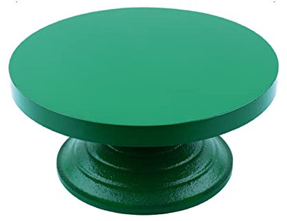 QULACO Rueda De Bandas De Cerámica De Metal Plato Giratorio Manual Plato Giratorio Plato Giratorio De Hierro De Cerdo Plato Giratorio De Cerámica,30CM