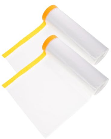 UPKOCH 2 Rollos Kit De Aislamiento De Ventana Película Retráctil Transparente Película Aislante De Ventana De PVC Rollo De Aislamiento Ventana Térmica Cinta De Sofá Película De Sellado