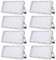 wowspeed 100W LED Strahler Außen 8 Stücke, 10000LM Superhell Strahler Außen, 6000K Kaltweiße Led Scheinwerfer, IP66 Wasserdicht Flutlicht,Aussenstrahler für Garten, Garage, Sportplatz