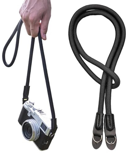 KBCYRT Camera Neck Strap, Rope Camera Strap, for Mirrorless and DSLR, Ideal for Outdoor Activities Such as Hiking, Rock Climbing or Travel Photography, for Man Woman