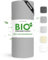Jacobson Bio Spannbettlaken Topper 180x200cm Baumwolle Spannbettlaken, GOTS zertifiziertes Bettlaken, 160g/m² Jersey Spannbetttuch (Topper 180x200, Grau)