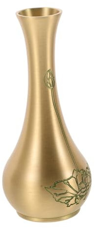 ABOOFAN Mini-messingvase Für Blumen Winzige Tischvasen Aus Messing Römische Vasen Zur Heimdekoration Kleine Metallvasen Für Vintage-dekor