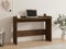 Hanah Home Bureau d'étude scandinave, Noyer, 120 x 85 x 40 cm, Panneau de Particules 100% mélaminé, épaisseur 18 mm, Multi-Usage avec Rangement supplémentaire