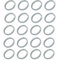 Lot de 20 porte-clés avec chaîne et anneaux fendus pour clés, artisanat, bricolage, fabrication de bijoux, organisation de clés