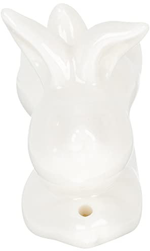 ERINGOGO Räuchergefäß Aus Keramik Räucherstäbchenhalter Mit Osterhasen-Motiv Kaninchendekor Für Wohnzimmer Teestube Büro Blumenzimmer Tempel Schlafzimmer