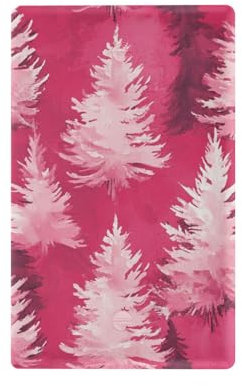 Hot Pink Counter Red Pine Trees Decorative Switch Outlet Cover Cute Wall Plate Cover tapa para interruptor de luz Duplex Outlets