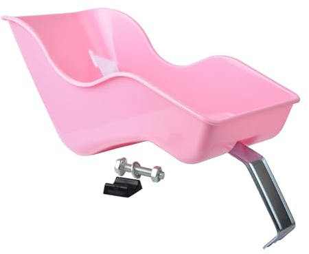 Asiento de bicicleta para muñecas - Asiento de bicicleta para muñecas de 31x17,5 cm, fácil fijación | Portabicicletas PP Dolls con correa de clip resistente, portabicicletas portátil para hijas,