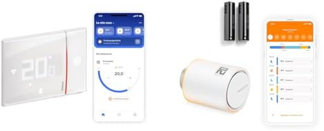 BTICINO SXW8002 Termostato WiFi Smarther2 and 1 Netatmo Valvola Termostatica WiFi