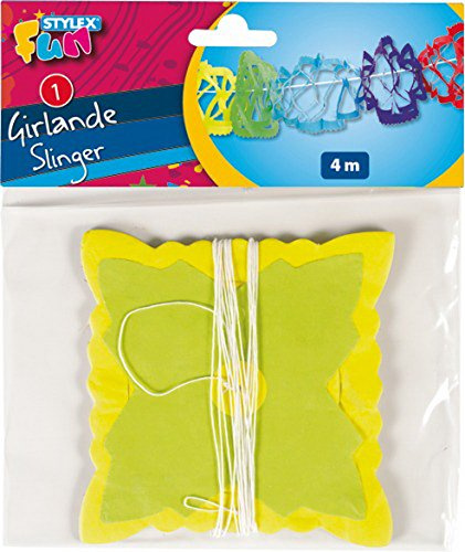 Girlanden-Sortiment, 4 m, 4-fach sortiert