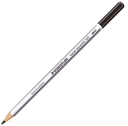 Aquarellfarbstift schwarz