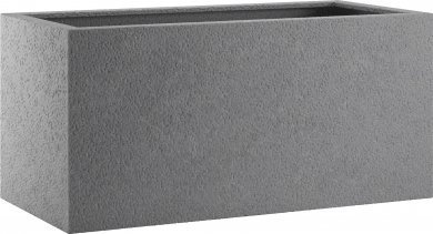 Emsa 800271 Fiberglas Blumenkübel Pflanzkübel Blumenkasten Gillingham Basalt Grey 57cm