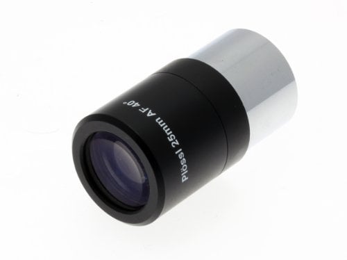 Ostara Telescope Plossl High Resolution 25mm Eyepiece - Fully Coated - Wide Field of View - Standard 1.25 (31.77mm) Fitting - Supplied with Storage Case and Cleaning Cloth.