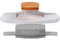 Fiskars Bordürenstanzer Starter-Set, Mit austauschbaren Motivkartuschen, Grau/Weiß/Orange, 1004688, 4.4 x 6.97 x 19 cm