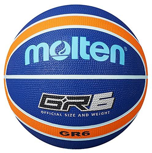 Molten Basket Basketball (offizieller Korb, Blau/Orange)