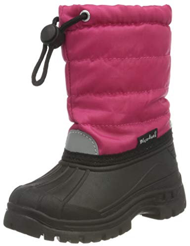Playshoes Winter-Bootie/Stivaletto Invernale, Unisex - Bambini e ragazzi, Rosa (Pink), 24/25 EU