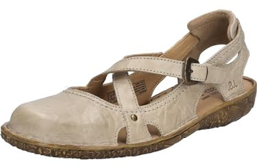 Josef Seibel Femme Rosalie 13 Sandales Bout ferm , Crème, 41 EU