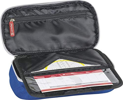 BRUNNEN Combi-Etui City beat blau/grau