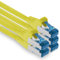 1aTTack.de 1,5 m - CAT.6 - Cavo di rete LAN Ethernet Gigabit RJ45 CAT 6 Cavo patch A 10000 Mbit s Sftp Pimf 500 MHz compatibile con CAT5 CAT6 CAT7 Cat8 giallo - 5 pezzi