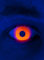 Maskworld - UV aktive Kontaktlinsen/Jahreslinsen - Orange Motivlinsen ohne Sehstärke - Unisex - Erwachsene - ideal für Halloween, Karneval, Motto- und Horror-Party