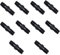 10 x 1/2 Inch Garden Barbed Connector Plastic Drip Irrigation Hose Connector 15mm