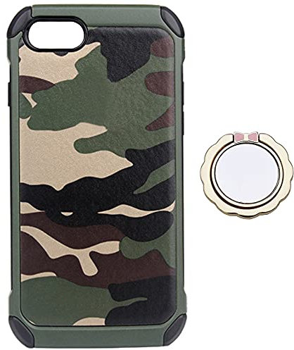 MOTIVE LIFE Schutzhülle für iPhone SE (2020), Camouflage-Grün