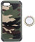 MOTIVE LIFE Camouflage Case for iPhone SE(2020) with Free Ring Stand Holder,PU+PC+TPU 360° Protection Cover for iPhone 8 and iPhone 7 Camo Green