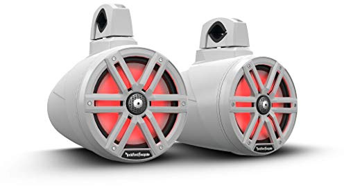 Rockford Fosgate Color Optix M2WL-8-20 cm Aufbau-Lautsprecher mit 1000 Watt (RMS: 250 Watt) - weiß