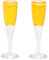 Puppenhaus Champagner Glas, 2 Stück 1:12 Miniatur Weingläser Champagner Tasse Küchentisch Dekoration Zubehör(Champagnerglas)