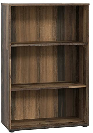 FORTE TEMPRA 2 Regal mit 2 Einlegeböden, Holzwerkstoff, Old – Wood Vintage Dekor, (B x H x T) 73,7 x 111,1 x 34,8 cm
