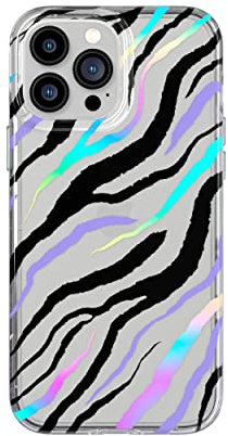 tech21 Evo Art Zesty Zebra for iPhone 13 Pro Max – Protective Phone Case with Exclusive Artwork and 12ft Multi-Drop Protection