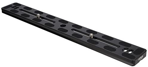 Placa de liberación rápida de 300 mm, placa QR para cámara, placas de zapata rápida con dos tornillos de 1/4 pulgadas para abrazadera estándar Arca Swiss para trípode de cámara DSLR universal