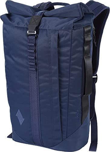 Scrambler Business Backpack with Roll Top and Padded 15 Inch Wide Laptop Compartment, Urban Mobility Backpack, Messenger Backpack, Everyday Backpack, Night sky, 28L +, Scrambler