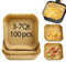 100 Pcs Non-Stick Disposable Parchment Paper Pads Air Fryer Liners Compatible with Ninja AG301 Indoor Grill Air Fryer